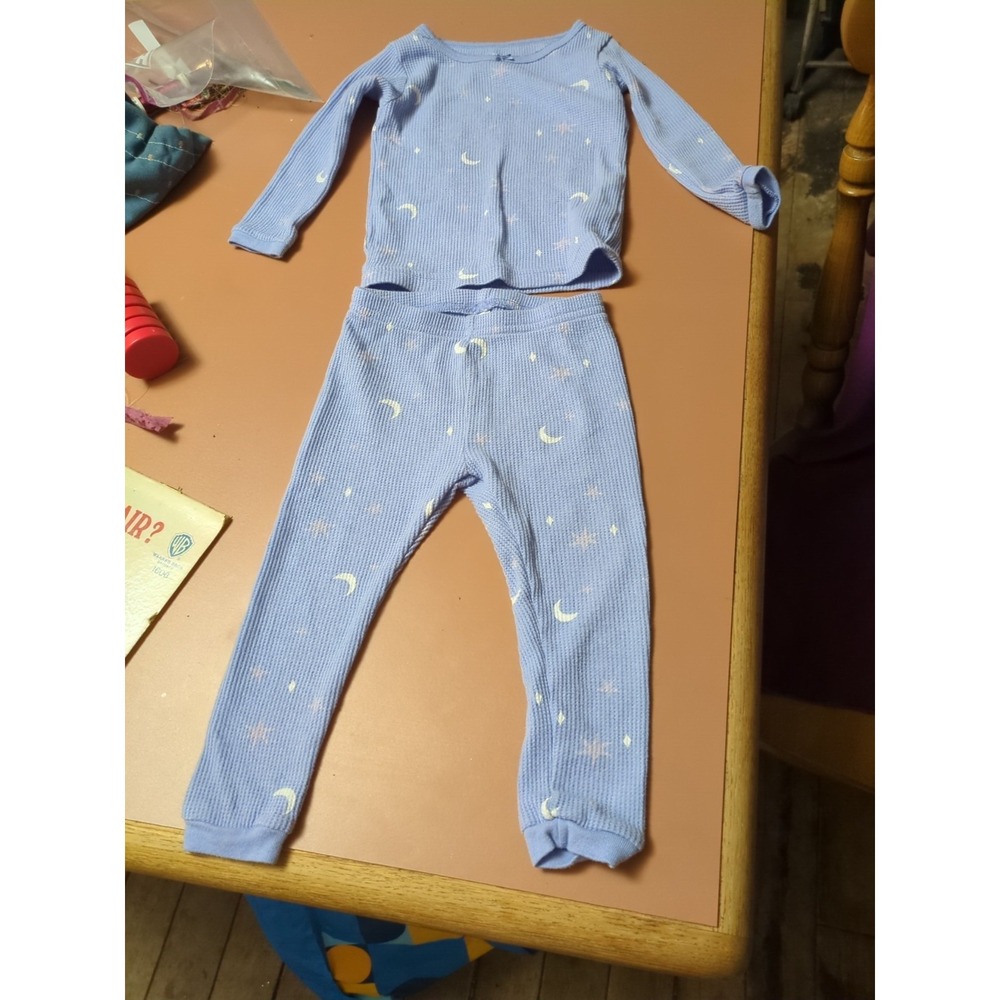 Carters Just One You Pajamas Blue Stars And Moons Sz 18 Month